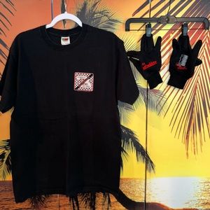 Vintage Dale Earnhardt Intimidator Shirt & Gloves